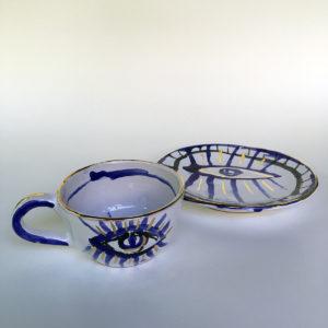 44 – Tea cup with saucer I