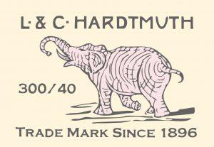 02 – Aus der Serie Tschechische Ikonen – Schulradiergummi L & C HARDTMUTH 300 / 400 HANDELSMARKE SEIT 1896